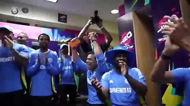 Rohit Surya Virat & Team india Dressing Room celebration After Won T20wc 2024 trophy vs SA