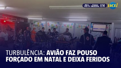Turbulência causa pouso forçado em Natal e deixa feridos