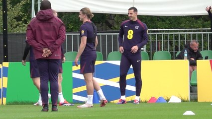 England squad start quarter final preparations at camp ahead of Swiss test