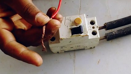 ELCB breaker  Testing _Earth Leakage circuit breaker_ how to test ELCB and rccb