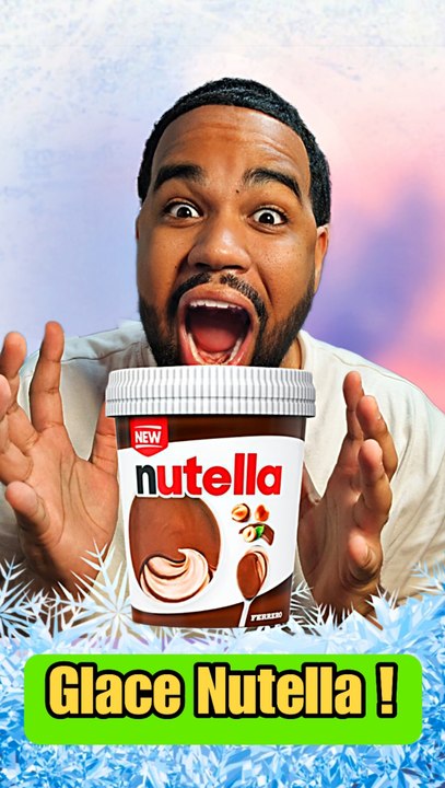 Je goûte enfin cette fameuse glace Nutella !!  As-tu déjà goûté ?!