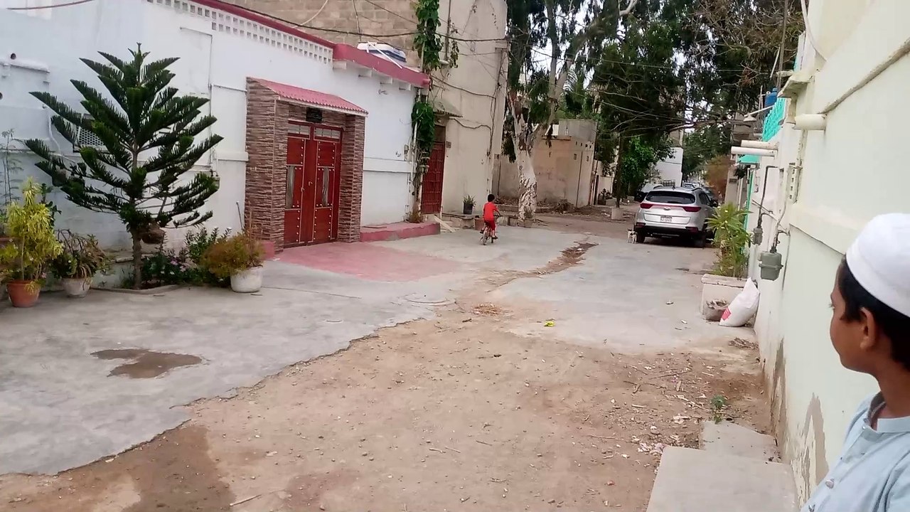 Zain riding a bicycle