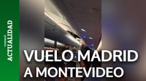 Varios heridos en un vuelo de Madrid a Montevideo