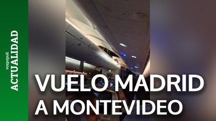 Varios heridos en un vuelo de Madrid a Montevideo