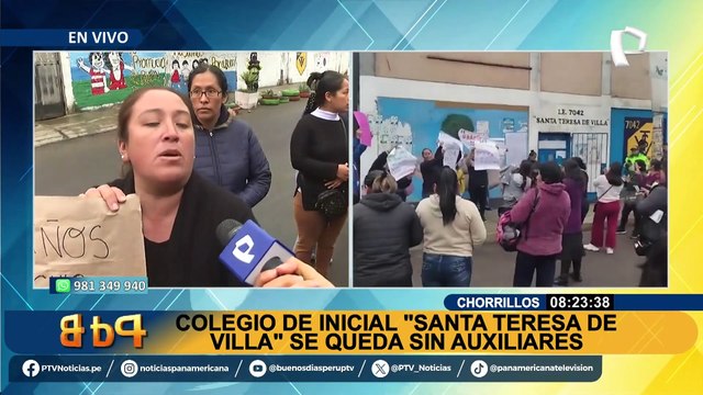 Escolares en riesgo: cuatro aulas de colegio de inicial en Chorrillos se quedan sin auxiliares