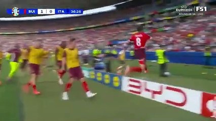 Switzerland 2-0 italy Euro 2024 Match Highlights & Goals