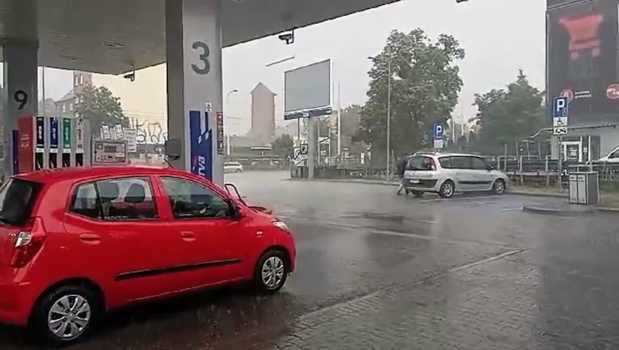 Ulewa we Wrocławiu
