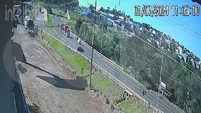 Impressionante: Vídeo mostra gravíssimo acidente na BR-277