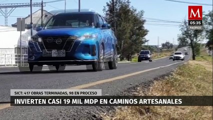 SICT concluirá 417 caminos artesanales con una inversión de casi 19 mil mdp