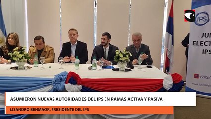 Asumieron nuevas autoridades del IPS en ramas activa y pasiva