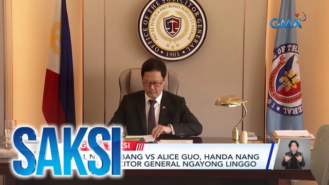 Legal na aksyon vs Alice Guo, handa nang ihain ng solicitor general ngayong linggo | Saksi