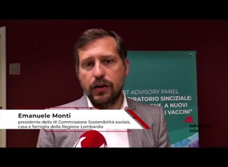 Vaccini, Monti: "Necessarie tecnologie che rendano campagne di prevenzione più efficaci sul territorio”