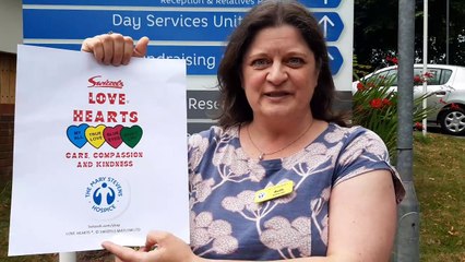 Mary Stevens hospice win love hearts competition