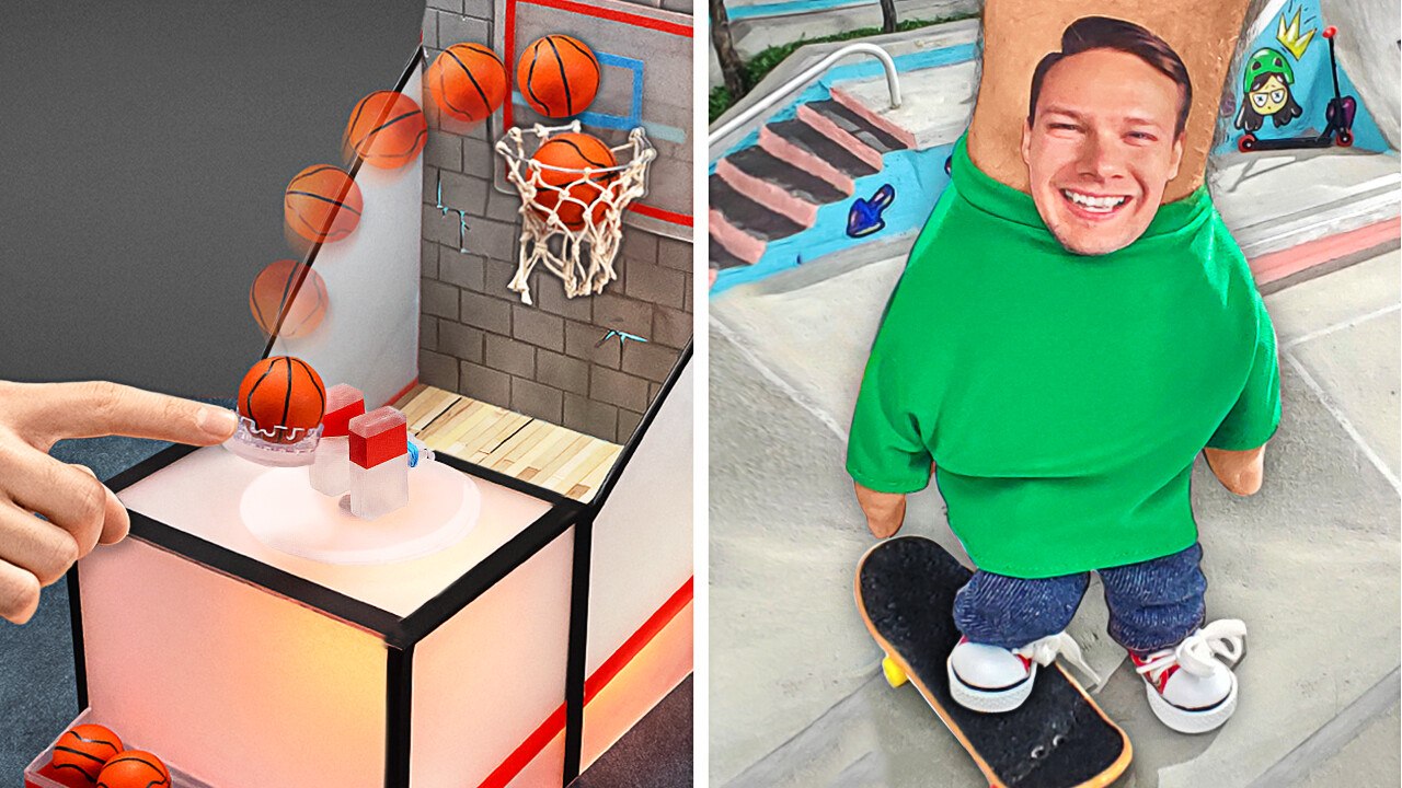I Made Best 8 Mini Game Collection: Basketball, Fingerboard, and More!
