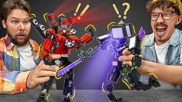 We Made 3 Greatest Skibidi Titans Ever: Lego Titans Speakerman, Upgraded Cameraman and TV Man!