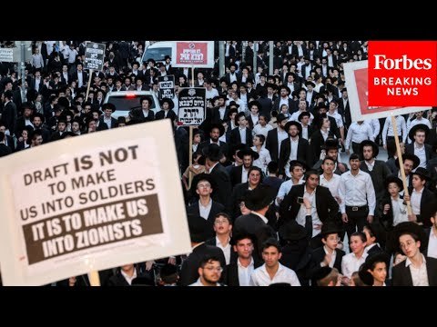 Haredi Jews Protest Israeli Supreme Court Ruling To Include Them In Military Draft