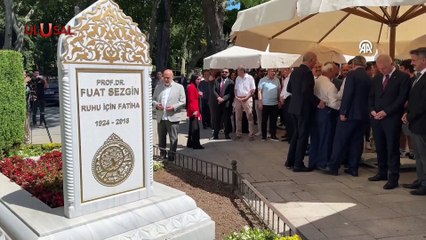 Fuat Sezgin vefatının 6. yıl dönümünde mezarı başında anıldı