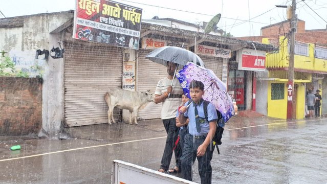 दिन भर चला बारिश का दौर, खिले किसानों के चेहरे