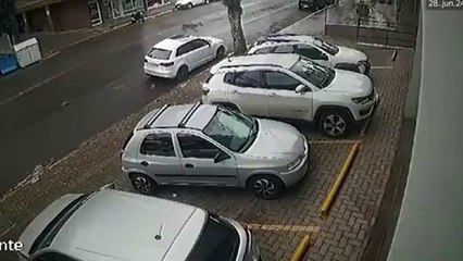 Cervo atinge pedestre na cabeça no Rio Grande do Sul