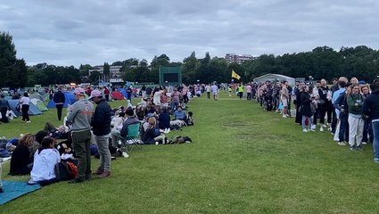 Wimbledon fans camp overnight to try and get tickets