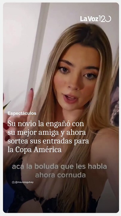 Descubre infidelidad y regala boletos de Copa America