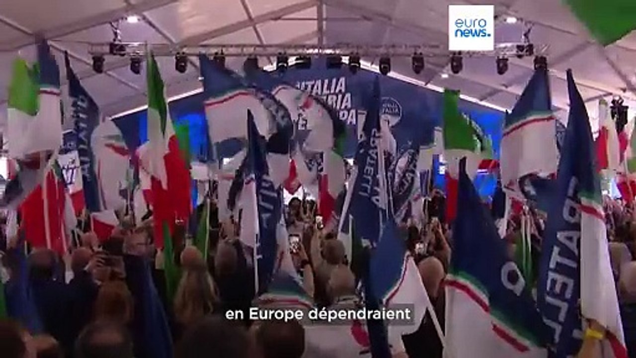 La victoire du Rassemblement national au premier tour des législatives suivie de près en Italie