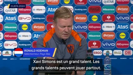 Pays-Bas - Koeman sur le futur de Simons : “Si vous êtes en sélection, vous pouvez jouer au Bayern Munich”
