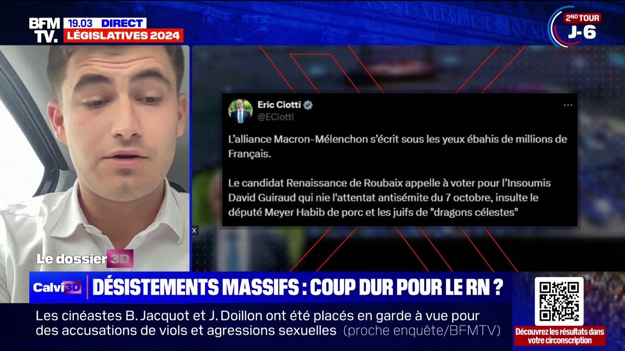 Guilhem Carayon, président des Jeunes Républicains: "J'ai toujours dit que notre partenaire naturel était le Rassemblement national"