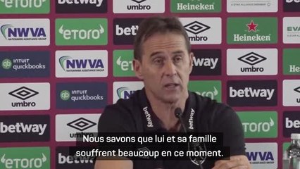 West Ham - Lopetegui : “Nous savons que Paquetá et sa famille souffrent beaucoup”