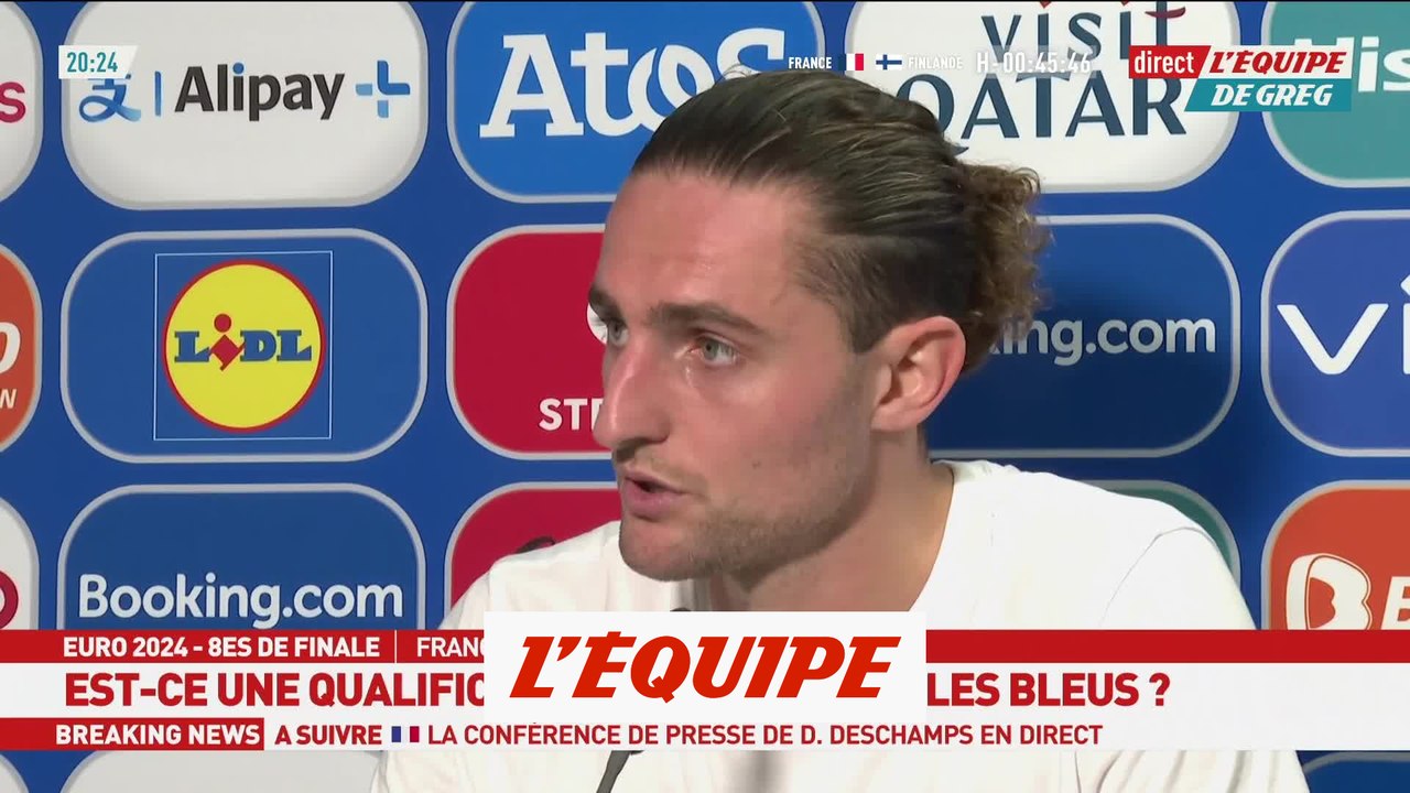 Rabiot sur le carton jaune qui le prive du quart de finale : «Je suis dégoûté» - Foot - Euro - Bleus