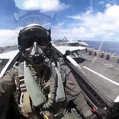 The pilot starts the launch