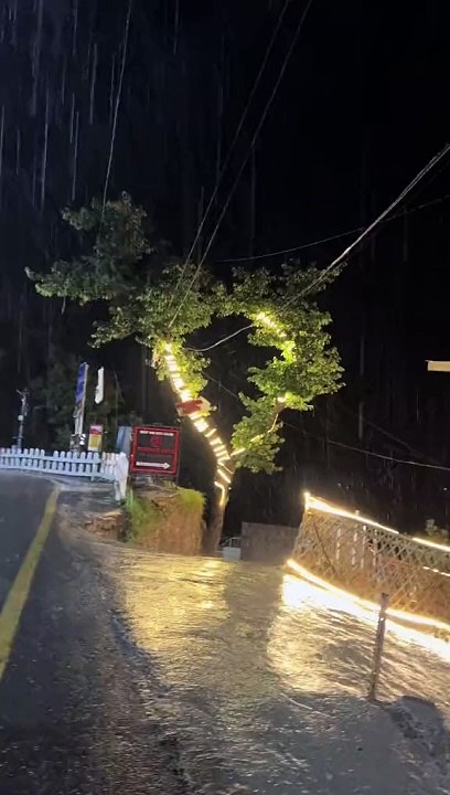 Murree Mall Road After Rain View