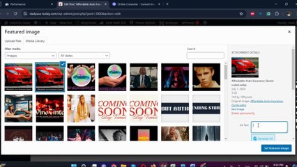 How to add post in wordpress, optimzing with Rank Math