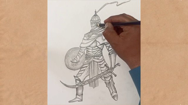 Beautiful pencil drawing _ animation drawing _ Drawing for beginners _ pencil drawing.