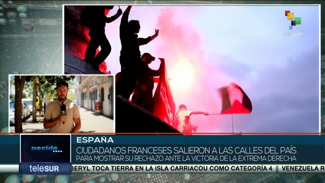 Extrema derecha vence por primera vez en elecciones legislativas de Francia