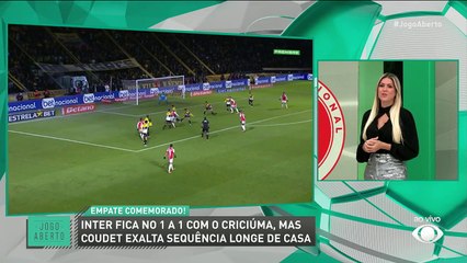 Renata Fan celebra volta do Inter ao Beira-Rio e analisa empate com o Criciúma