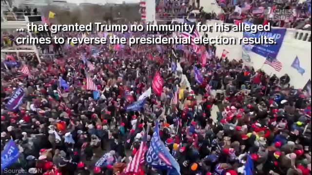 Trump is granted absolute immunity for official acts in Supreme Court ruling