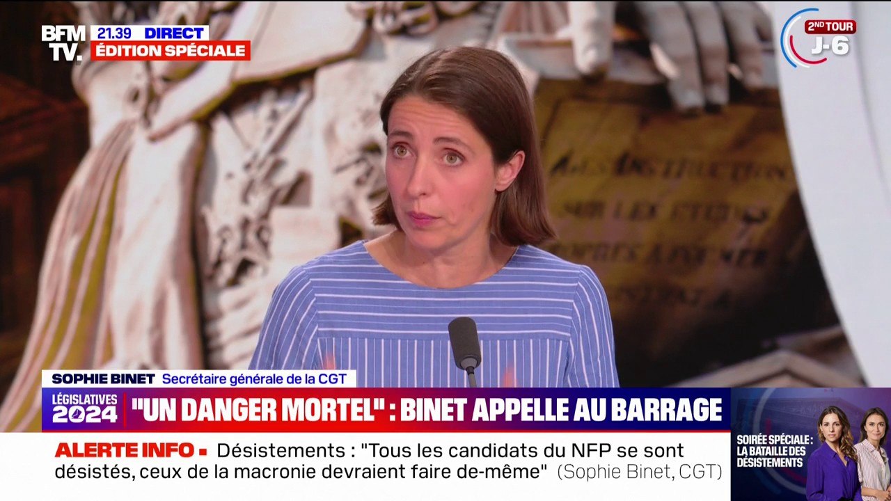 Sophie Binet (CGT): "Le Rassemblement national, c'est le parti du mensonge"