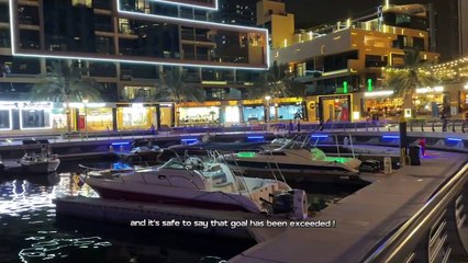 Dubai Marina- The Walk _ Evening Waterfront Walk _ May 2024