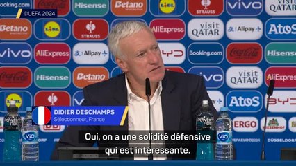 Bleus - Deschamps : "Une solidité défensive intéressante”