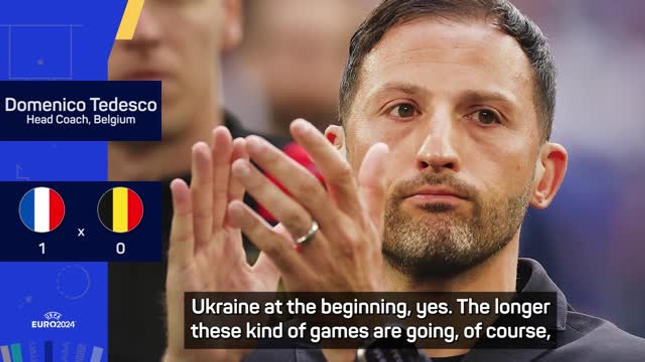 Belgium were brave enough despite tame Euros exit - Tedesco