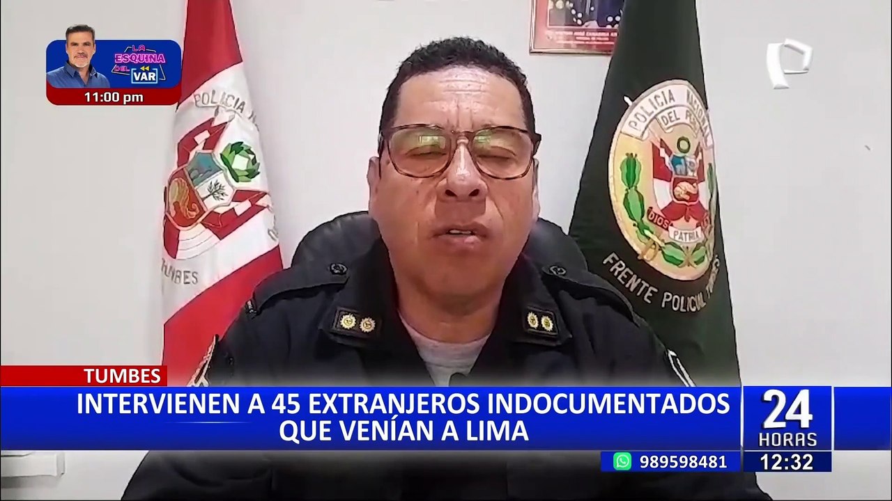 Tumbes: intervienen a 44 extranjeros indocumentados en ruta a Lima