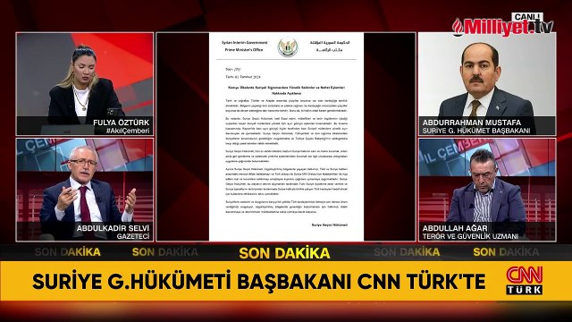 Suriye Geçici Hükümeti Başbakanı CNN Türk'te: Türk kutsallarına saldırı kabul edilemez