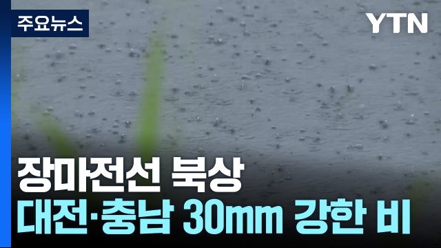 장마전선 북상...대전·충남·세종 시간당 30mm 이상 강한 비 예보 / YTN