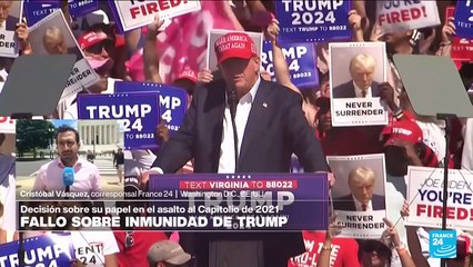 Informe desde Washington: Supremo de EE. UU. defiende inmunidad de Trump en asalto al Capitolio