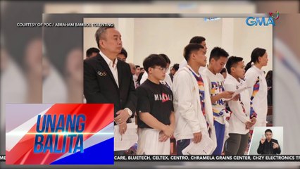 Team Philippines na sasabak sa 2024 Paris Olympics, dumalo sa misa sa Metz, France | Unang Balita