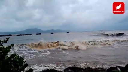 EN IMAGES. De Schoelcher à Sainte-Luce, une mer agitée lors du passage de Beryl