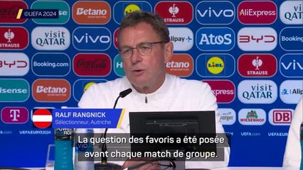 Autriche - Rangnick : “Le tournoi recommence à zéro, on passe en mode play-off”