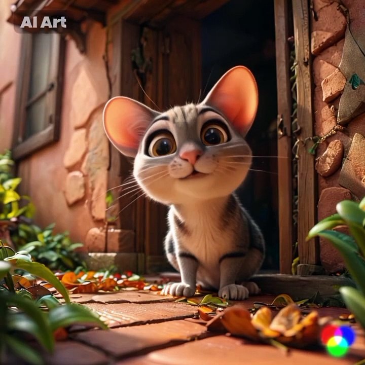 The mouse and the cat
