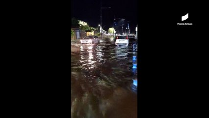 VIDÉO. Le centre-ville de Fort-de-France inondé ce lundi soir